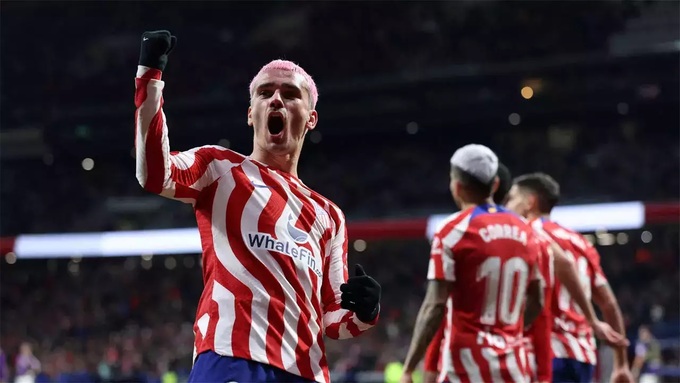 Griezmann nhiểu khả năng sẽ tỏa sáng để giúp Atletico giành chiến thắng