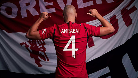 Amrabat nhận số áo đen đủi tại MU