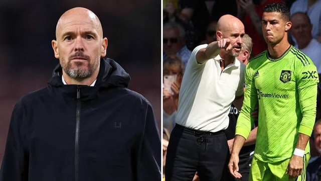 Erik ten Hag lại bị chỉ trích vì loại bỏ Ronaldo