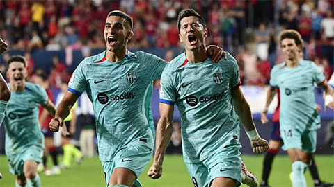 Thắng nhọc Osasuna, Barca đã phát đi tín hiệu tích cực