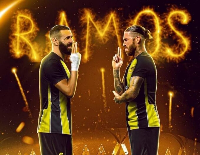 Sergio Ramos từ chối cơ hội nhận lương cao và tái hợp với Karim Benzema ở Al-Ittihad.