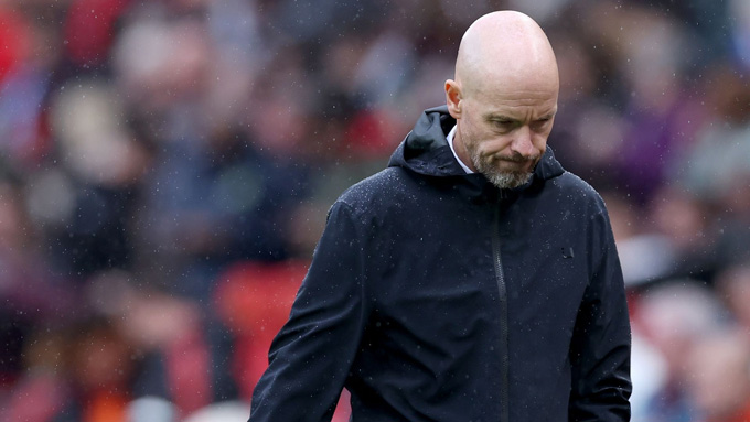 Ten Hag đang đối diện với nguy cơ bị sa thải