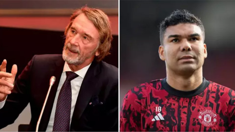 Sir Jim Ratcliffe cho rằng việc chiêu mộ Casemiro khiến MU thay đổi chính sách chuyển nhượng