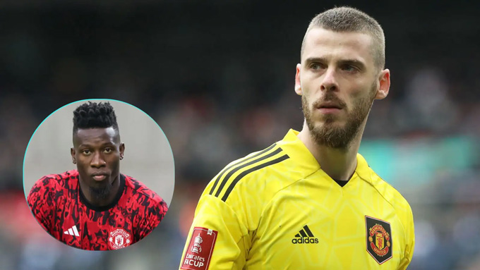 Thống kê của Onana còn tệ hơn De Gea