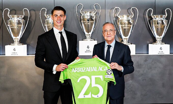 Kepa từng từ chối Bayern Munich để trở lại La Liga bắt cho Real Madrid.