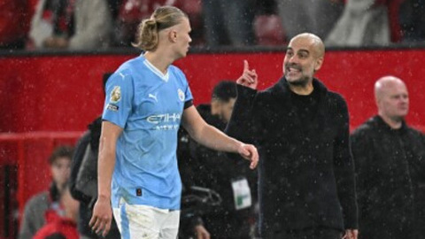 Pep và Haaland cùng đi vào lịch sử derby Manchester