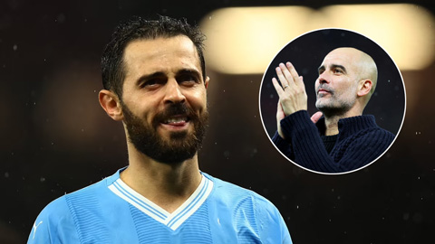 Pep Guardiola ca ngợi Bernardo Silva là 'không thể thay thế'