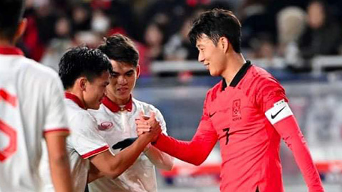 Son Heung Min xin ‘tẩy’ thẻ đỏ cho Bùi Hoàng Việt Anh