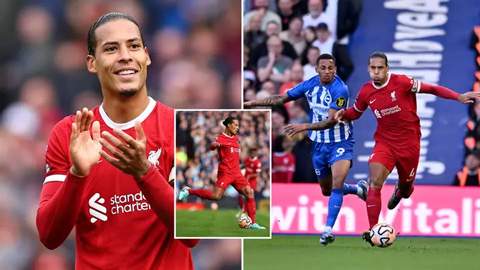 Van Dijk là một trong ba trung vệ ở Premier League chưa bị rê qua từ đầu mùa