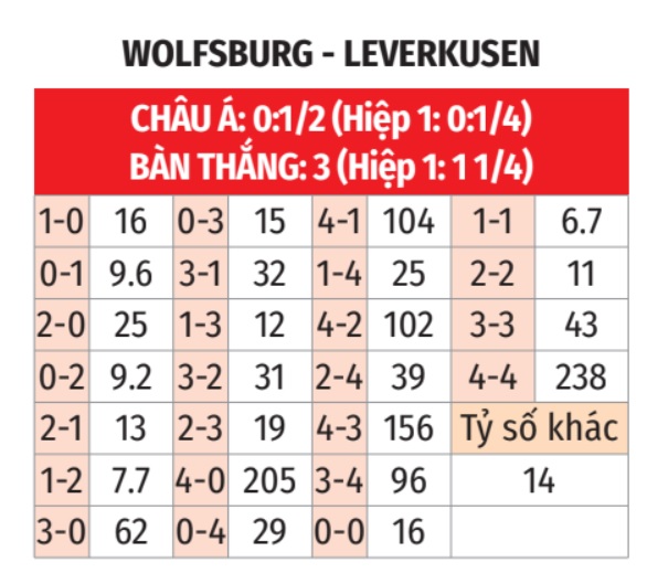 Wolfsburg vs Leverkusen