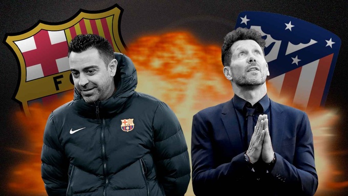 Sự khác biệt về triết lý khiến Xavi và Simeone không ít lần va nhau trên mặt báo.