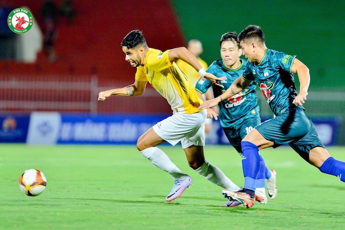 Bình Định đã có trận thắng 3-1 trước HAGL ở V.League 2023/24. Ảnh: Quốc An