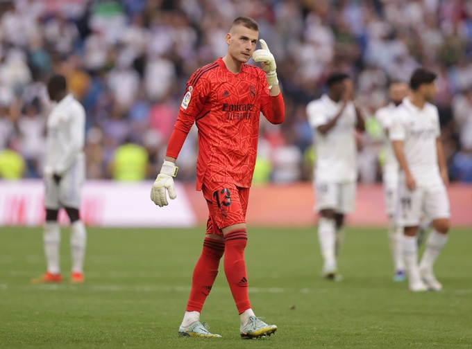 Lunin gây ấn tượng trong 2 trận gần nhất của Real Madrid.