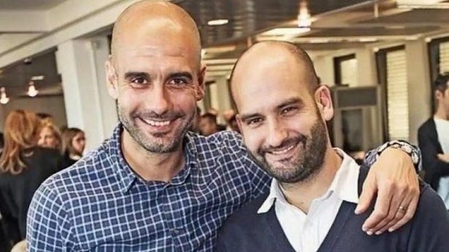 Pere Guardiola (phải) đang là chủ tịch của Girona