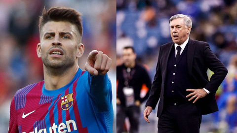 Ancelotti đáp trả đanh thép Pique