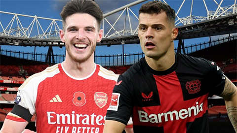 Rice còn không xuất sắc bằng Xhaka?