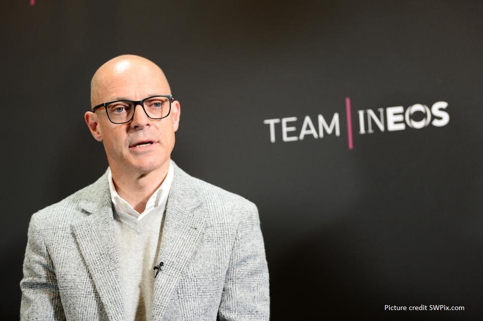 Sau khi Sky chấm dứt tài trợ, Dave Brailsford đã bắt tay với Jim Ratcliffe với thương hiệu Ineos