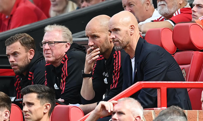 Ten Hag và dàn trợ lý của ông