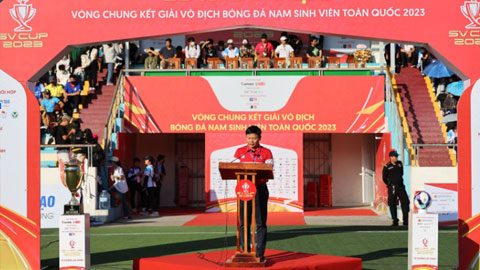 Khai mạc giải vô địch bóng đá nam sinh viên toàn quốc SV Cup 2023