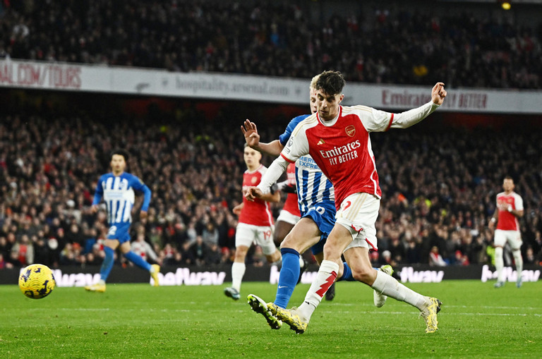 Havertz ghi bàn, đóng góp vào thắng lợi của Arsenal trước Brighton