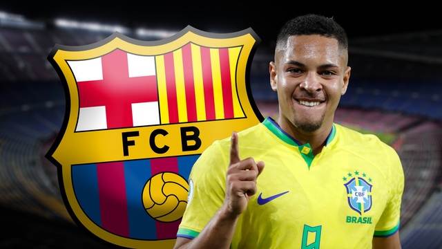 Vitor Roque tăng giá chóng mặt nhờ phong độ ấn tượng ở đội U20 Brazil và cú chuyển nhượng sang Barca.