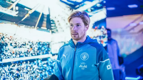 De Bruyne lần đầu trở lại đội hình Man City sau 141 ngày