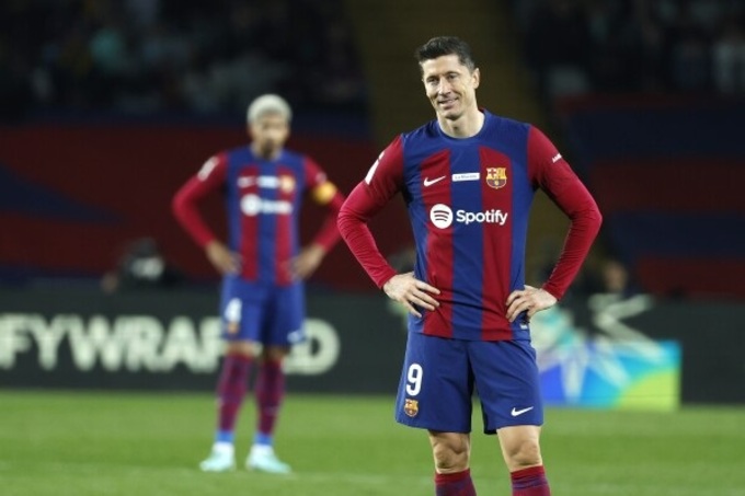 Lewandowski gây thất vọng ở trận đấu với Girona vừa qua