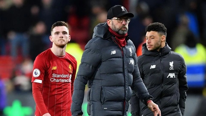 Thầy trò HLV Klopp đã khởi đầu năm 2023 bằng 3 trận liền không thắng