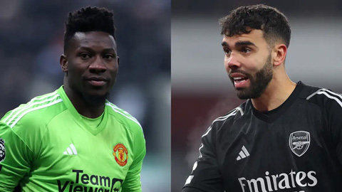 MU và Arsenal bị chê 'đi thụt lùi' với hai thủ môn Andre Onana và David Raya