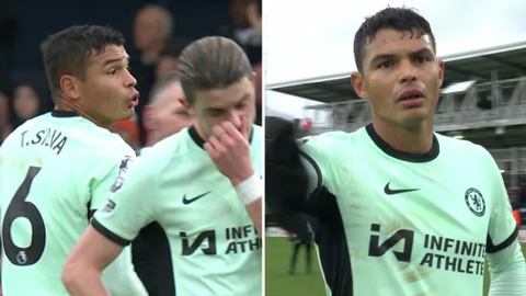 Hành động gây tranh cãi của Thiago Silva sau chiến thắng trước Luton