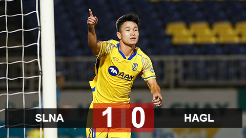 Kết quả SLNA 1–0 HAGL: Sân Vinh đã được hưởng niềm vui