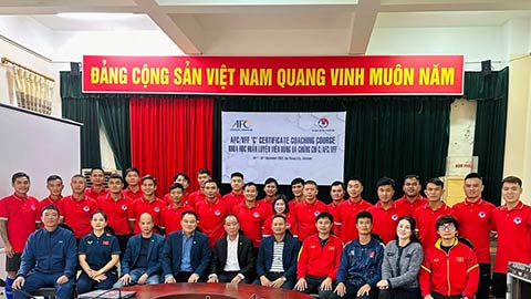 Khai giảng khoá học HLV bóng đá chứng chỉ C/AFC/VFF tại Hải Phòng