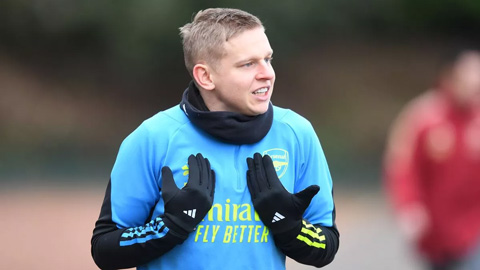 Arsenal lý giải vì sao Zinchenko bất ngờ vắng mặt