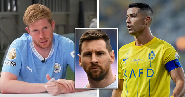 De Bruyne được tán dương không thua kém Messi và Ronaldo