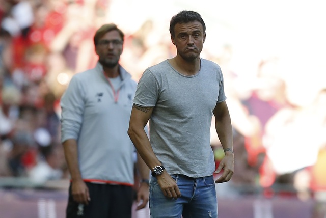 Hai ứng cử viên sáng giá cho ghế HLV Barca là Klopp và Enrique.