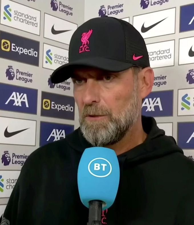 Klopp nhiều lần không hài lòng với BT Sports