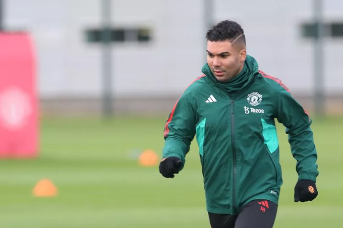 Casemiro đang tích cực tập luyện để ra sân trở lại