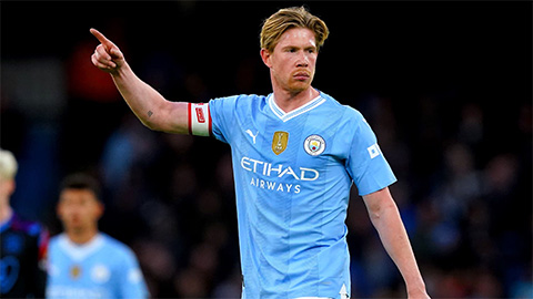 De Bruyne xác nhận chỉ là 'số 2' ở Man City