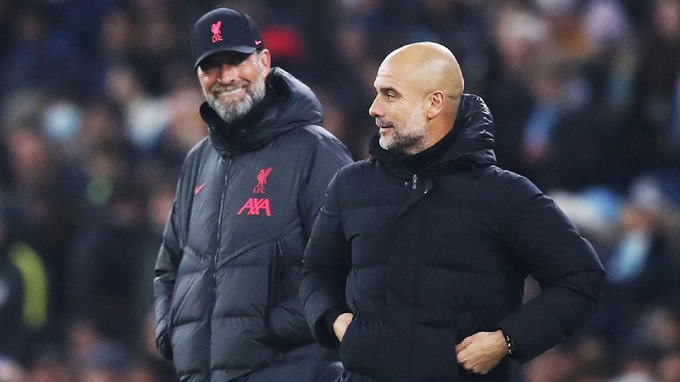 Klopp và Guardiola đã tạo nên cuộc đối đầu kinh điển tại Premier League