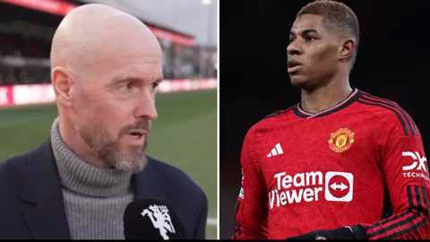 Ten Hag nói gì về việc Rashford vắng mặt ở trận gặp Newport?