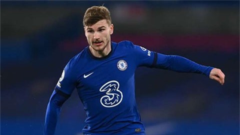 Werner chỉ có 10 bàn thắng trong 2 năm khoác áo Chelsea ở Premier League